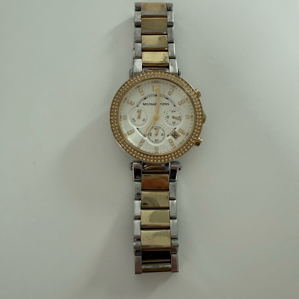 Michael Kors Gold and Silver Watch